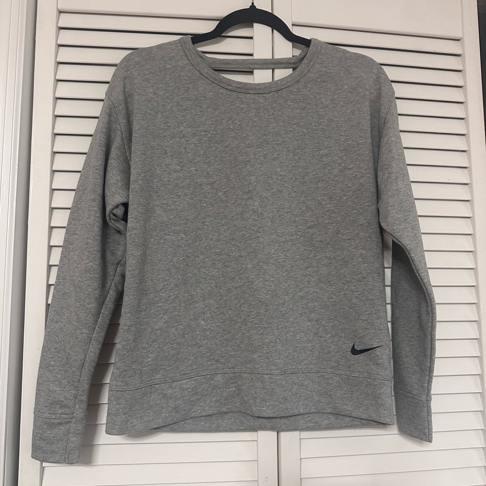 Nike Light Gray Knit Top